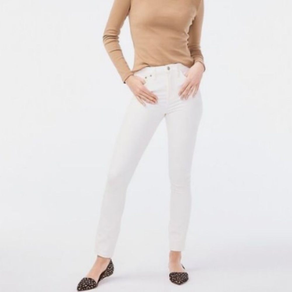 J. Crew Factory White Skinny Jeans